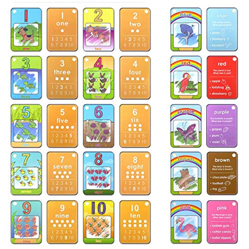 Coolplay Water Coloring Cards Learning Number Shape Color Toddler Girl Toy Water Paint Cards Airplane Activities for Kids Toy - Image 4
