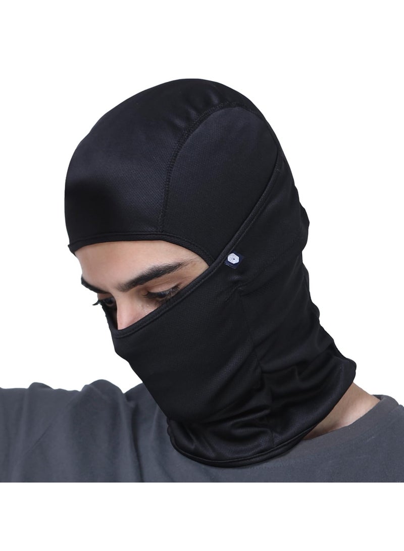 BOLDFIT Full Face Helmet Mask Face Mask for Bikers in Riding, Balaclava Full Face Mask Balaclava for Men Black Mask for Bike Riding and Cycling Accessories Mask for Men & Women Full Face Helmet Mask  - Image 1
