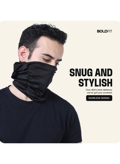 BOLDFIT Full Face Helmet Mask Face Mask for Bikers in Riding, Balaclava Full Face Mask Balaclava for Men Black Mask for Bike Riding and Cycling Accessories Mask for Men & Women Full Face Helmet Mask  - Image 3