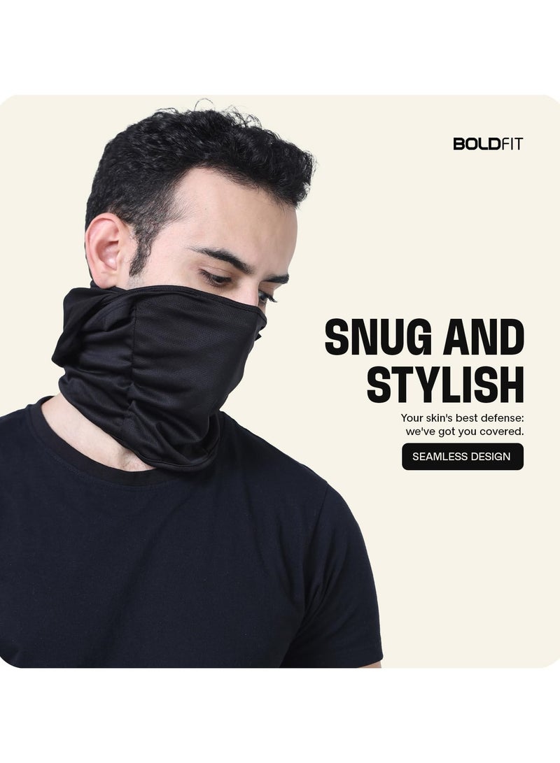BOLDFIT Full Face Helmet Mask Face Mask for Bikers in Riding, Balaclava Full Face Mask Balaclava for Men Black Mask for Bike Riding and Cycling Accessories Mask for Men & Women Full Face Helmet Mask  - Image 3