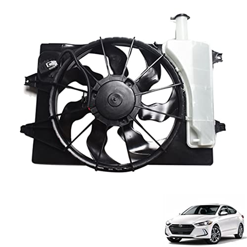 munirater Radiator Condenser Cooling Fan Assembly Replacement for 2017-2019 Elantra Sedan - Image 1