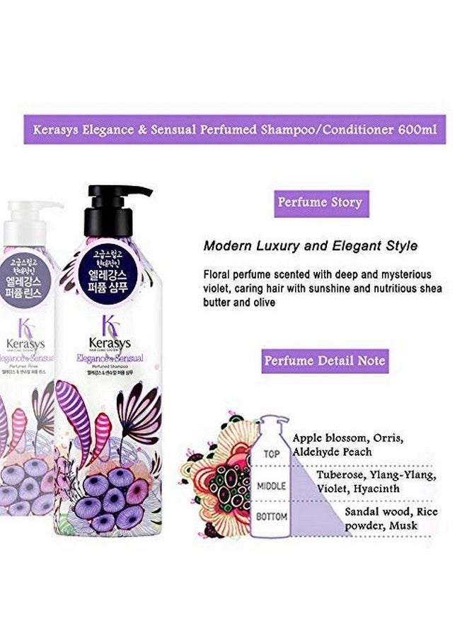 Elegance & Sensual Perfumed Shampoo 600Ml + Rinse 600Ml Set - pzsku/Z90A5C8A637DD1C233282Z/45/_/1660656170/dd465984-d0c3-44c1-ab58-aa3a29248819