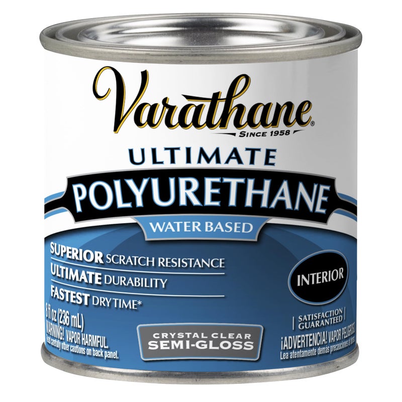 VARATHANE فاراثان 200161H بولي يوريثان نهائي قائم على الماء، نصف لتر، تشطيب نصف لامع - Image 1