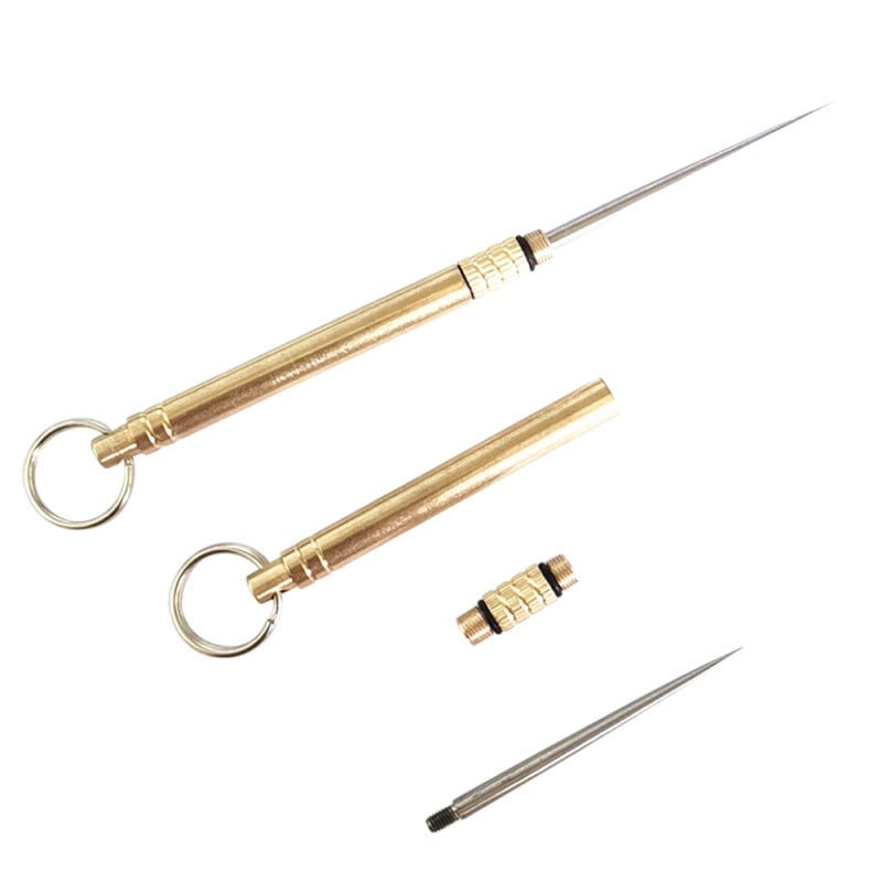 Portable Toothpick: Mini Size Light Weight Key Holder - Durable Metal Material Safety Device for Dinner Table Cleaning Emergency Use - Image 4