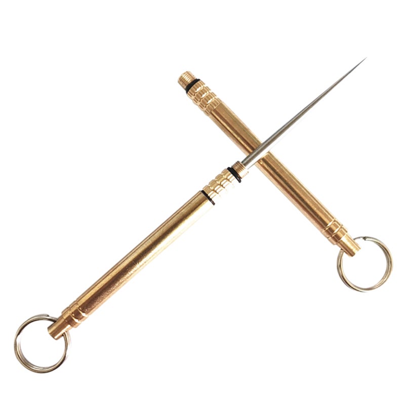 Portable Toothpick: Mini Size Light Weight Key Holder - Durable Metal Material Safety Device for Dinner Table Cleaning Emergency Use - Image 2
