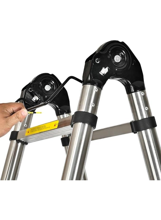 Double Telescopic Ladder – Durable & Lightweight Folding Ladder – Multipurpose for Professional and Daily Use - Image 2