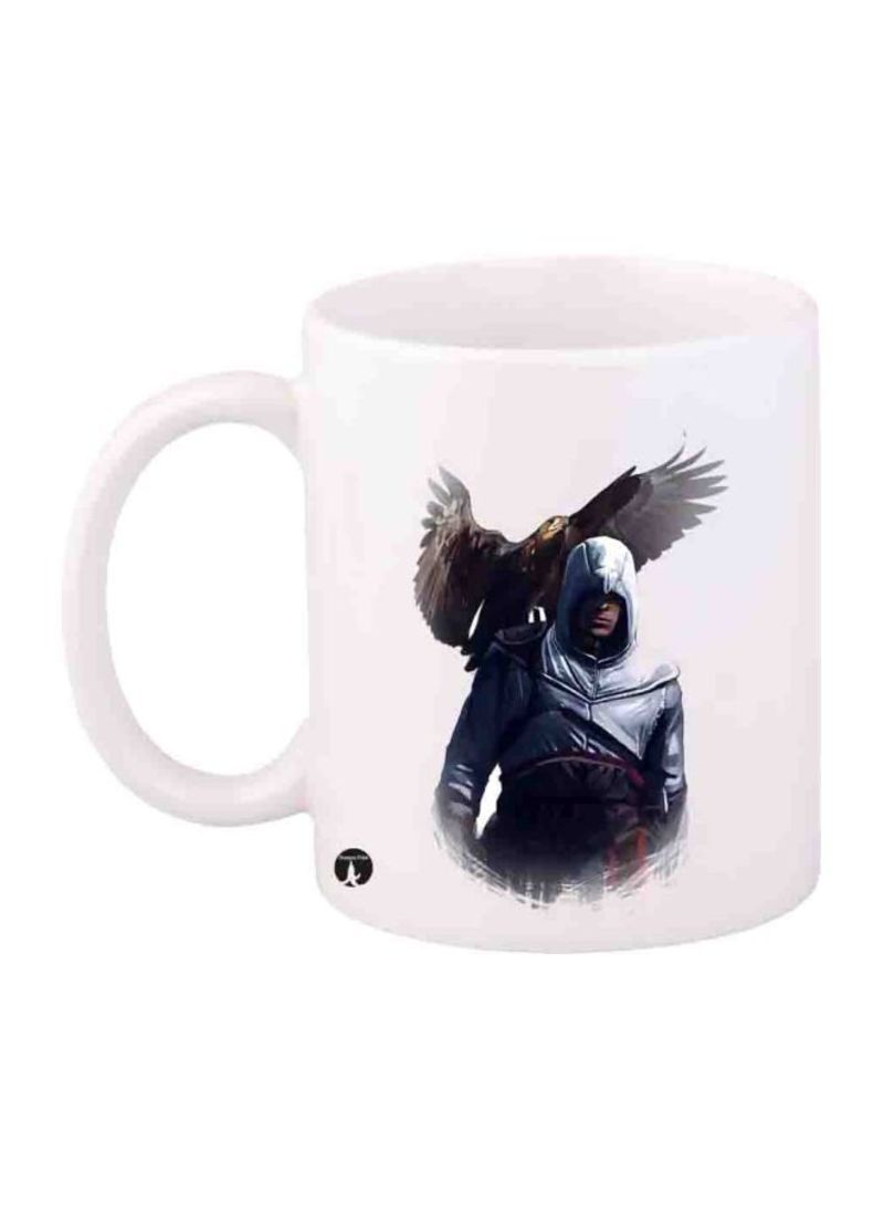 RKN Assassin's Creed Video Game Character Printed Mug White/Blue/Grey Standard Size