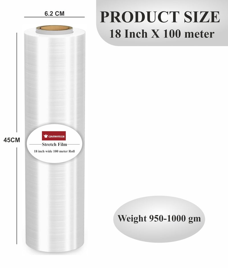 Cintrotech Biodegradable Packing Material,18 Inch (450 mm), 100 Meters Length, Pack of 1, White - Image 2