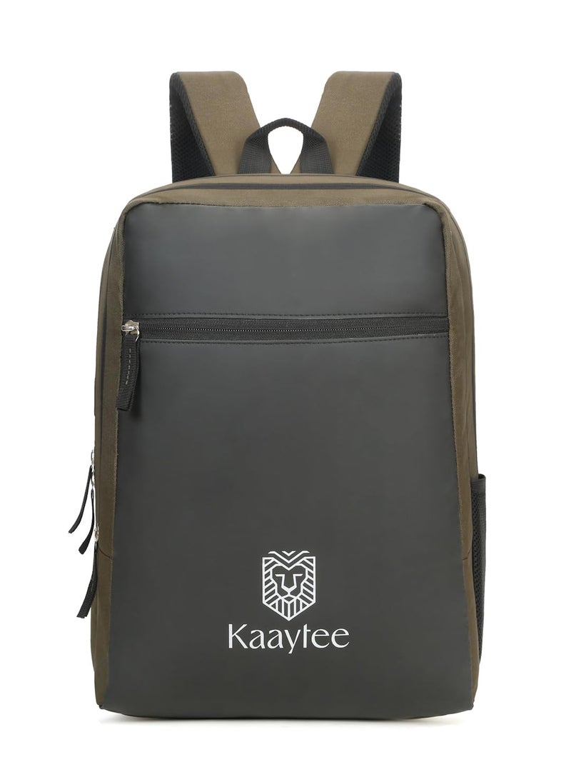 Kaaytee Zephyr Backpack Bag with 15.6 Inch Laptop Compartment, USB Charging Port & Organizer Pocket for Men Women Boys Girls- (Olive Green) - Image 1