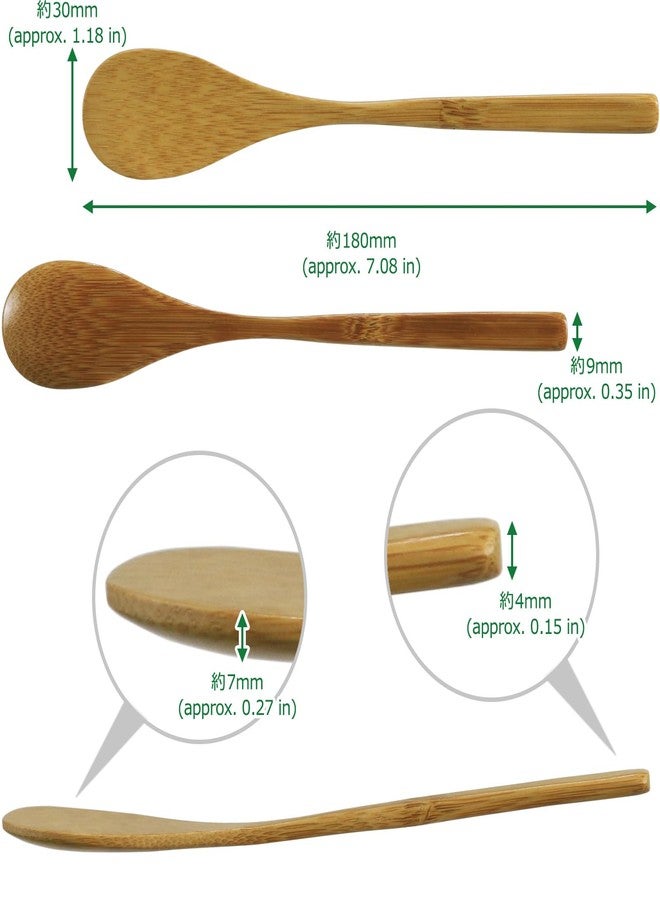 Morikuru Bamboo Jam Spreader 7.08 in (180mm), Flat Jam Spoon for Easy Spreading, Made in Japan - Image 2