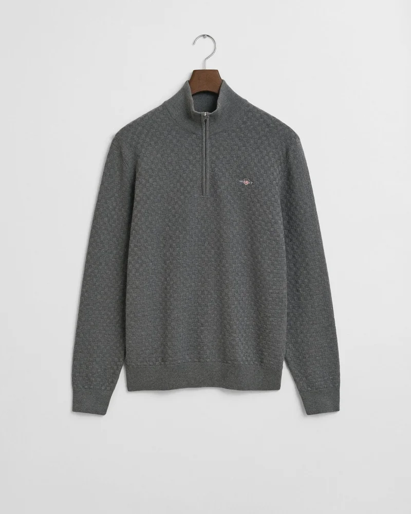 GANT  Gant Micro Texture Half-Zip  Sweater for Men | Best Price UAE