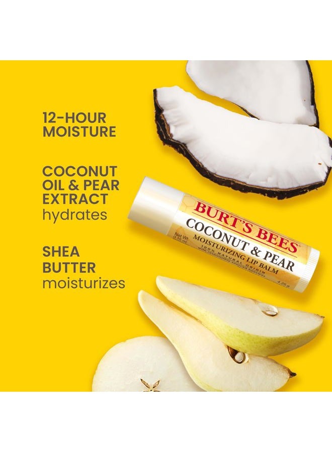 Burt's Bees بلسم الشفاه، مجموعة متنوعة من شمع العسل، 4 عبوات، 0.15 أونصة - Image 2