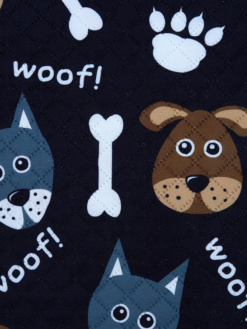 AAZEEM Soft Light Weight Mat for Dogs, Cats & Pets, Skin Friendly Mat| FloorMat | Pet Area Carpet | Anti-Spill 40 X 53 Inches | Grey Color|XL Size| - Image 3