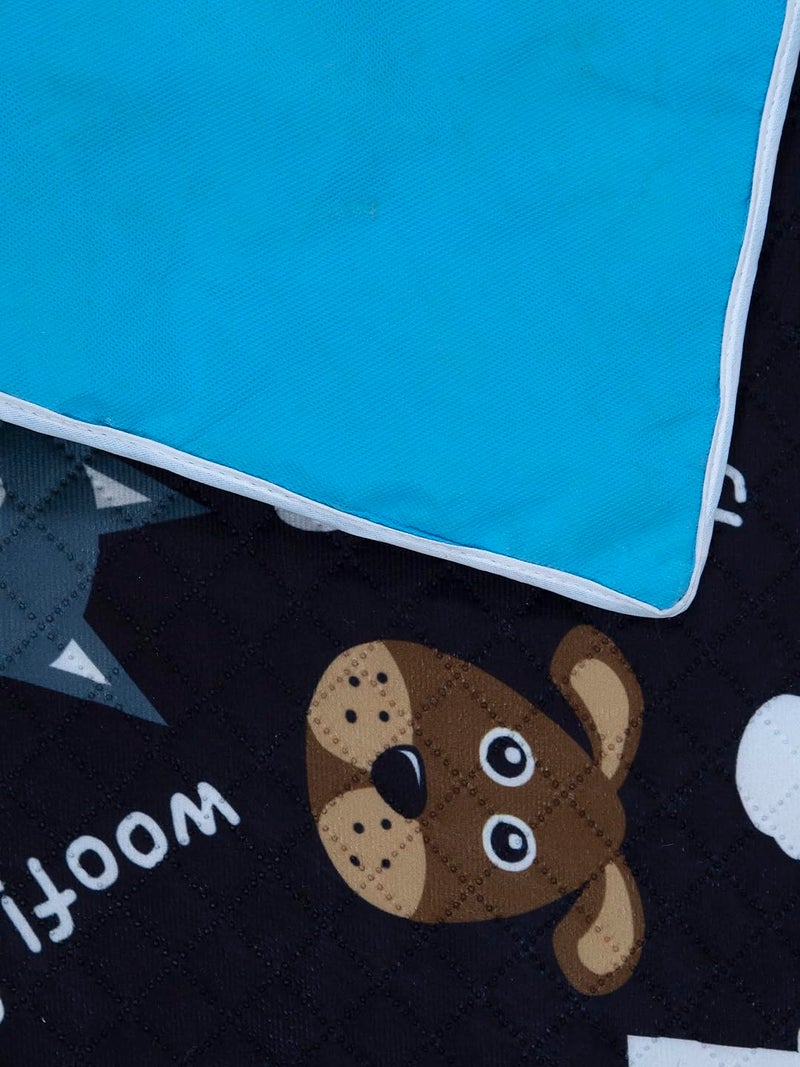 AAZEEM Soft Light Weight Mat for Dogs, Cats & Pets, Skin Friendly Mat| FloorMat | Pet Area Carpet | Anti-Spill 40 X 53 Inches | Grey Color|XL Size| - Image 4