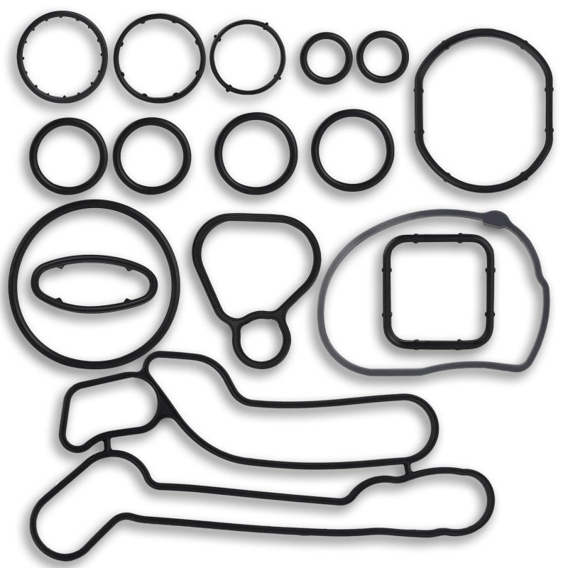FLYPIG Engine Oil Cooler Gasket Seal ORing for Chevrolet Cruze Aveo Sonic Pontiac G3 Saturn Astra Replaces 55353331 55354071 926167 55571687 55353321 Total 15 PCS