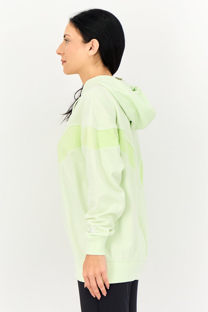 Nike X Air Women Sportswear Fit Outdoor Hoodies, Lime Green - Image 2