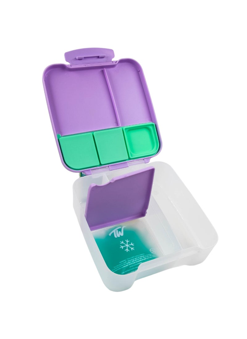 TINY WHEEL Tiny Wheel Magic Baby Lunch Box - Purple  - Image 5