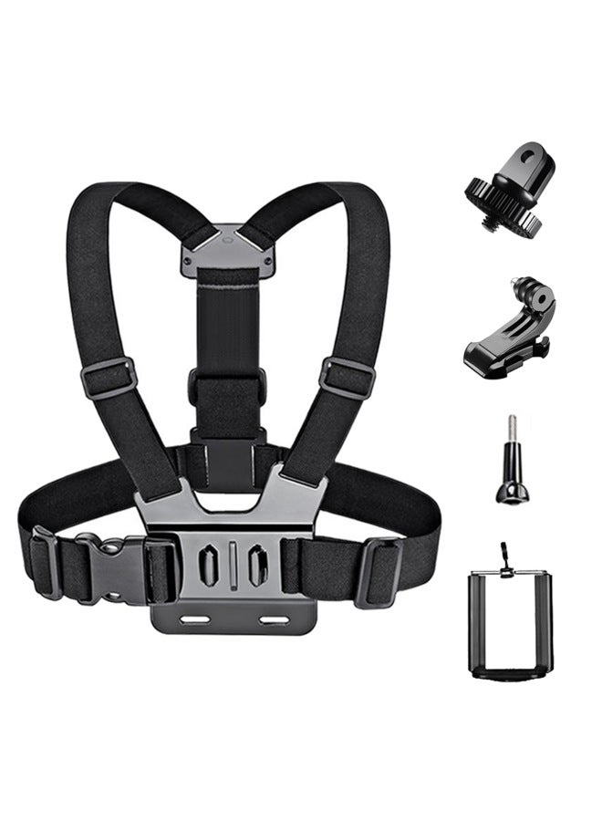 نيوترل حزام صدر GoPro للكاميرات الرياضية - حزام كتف ثابت للصدر - متوافق مع HERO 10/9/8/7/6/5/4/3/2/B - مزود بفتحات تهوية - Image 3