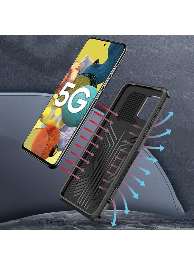 S-TOP Case For Samsung Galaxy M31s Machine Armor Warrior Shockproof PC + TPU Protective Case - Image 5
