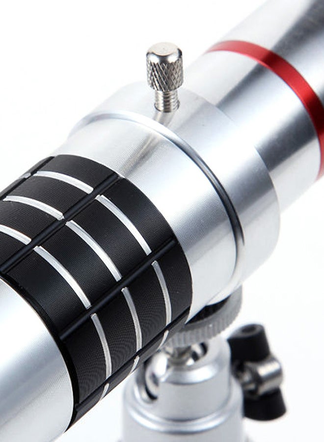 docooler Universal 18x Zoom Phone Telephoto Camera Lens with Mini Tripod Silver/Black - Image 4