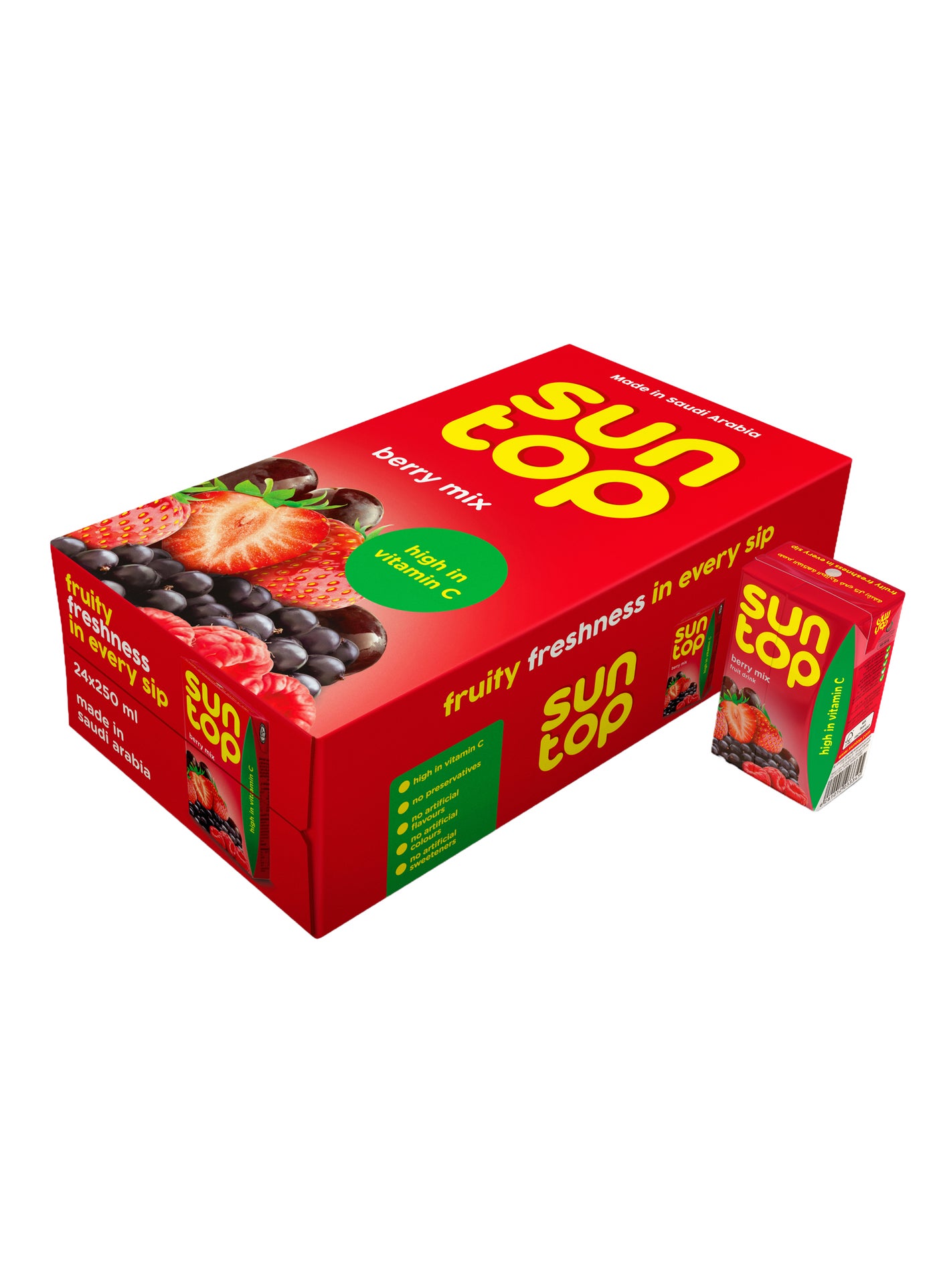 Sun top Berrymix Juice 250ml Pack Of 24