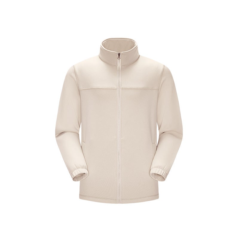 Generic Three-in-one assault suit mens autumn and winter outdoor mountaineering suit functional style tooling color matching hooded jacket jacket jacket liner Khaki polar fleece liner