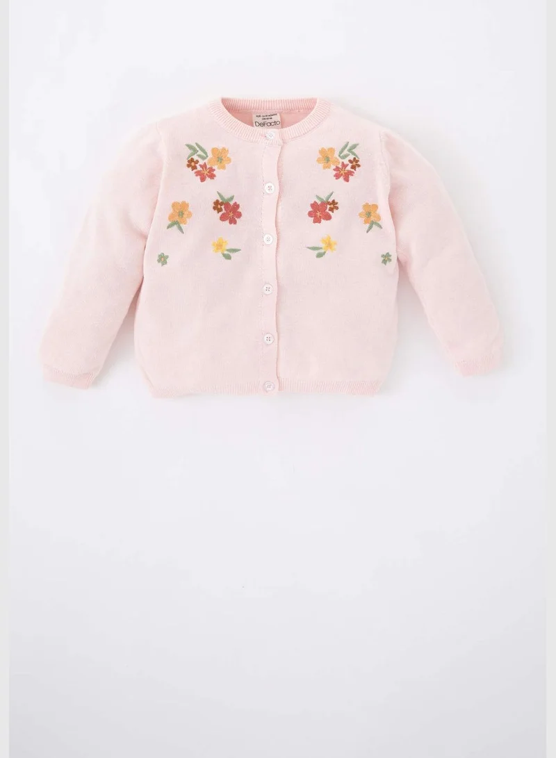 DeFacto BabyGirl Long Sleeve Tricot Cardigan