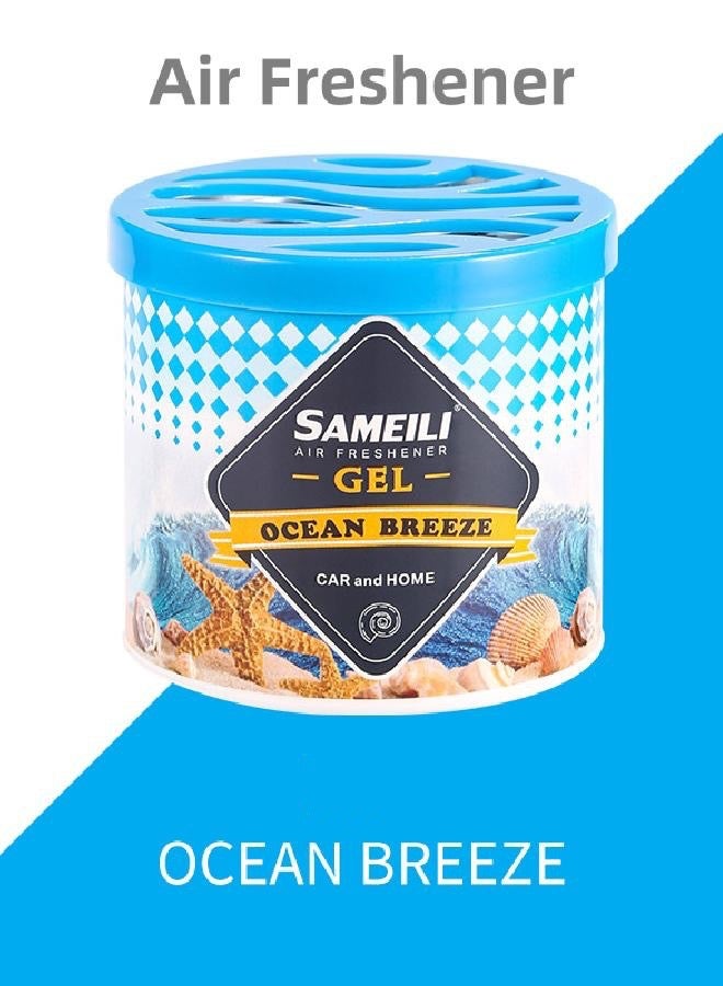 SAMEILI [3-pack] Air Freshener -Solid Perfume-Ocean Breeze Scent- Odor Eliminator - Gel Scent Freshener - Room Closets Bathrooms Car - Image 1