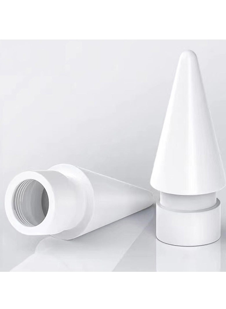 4-Piece Stylus Pencil Tips Set for Apple White  - Image 3