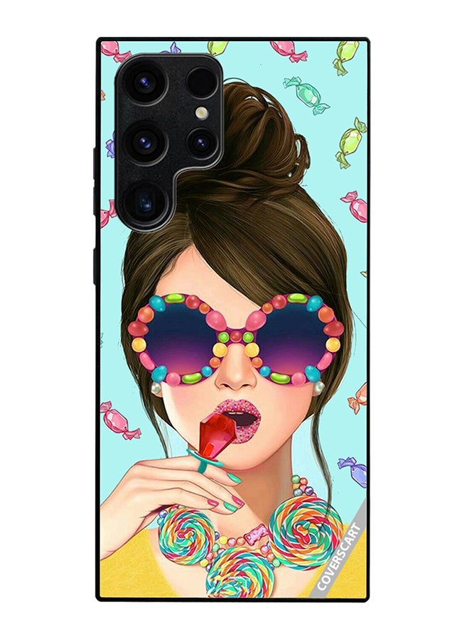 COVERSCART Protective Case Cover For Samsung Galaxy S25 Ultra Stylish Girl Design Multicolour