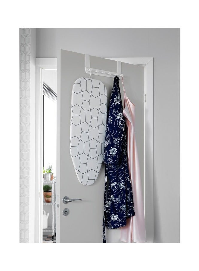 6 Hooks Door Hanger, White  - Image 4