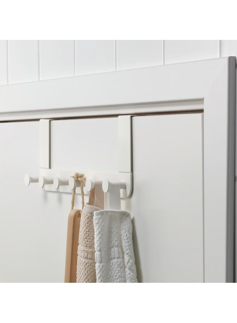 Selecto Hub Hanger for Door, Prevents Scratching, Steel/EVA Plastic, White - Image 1