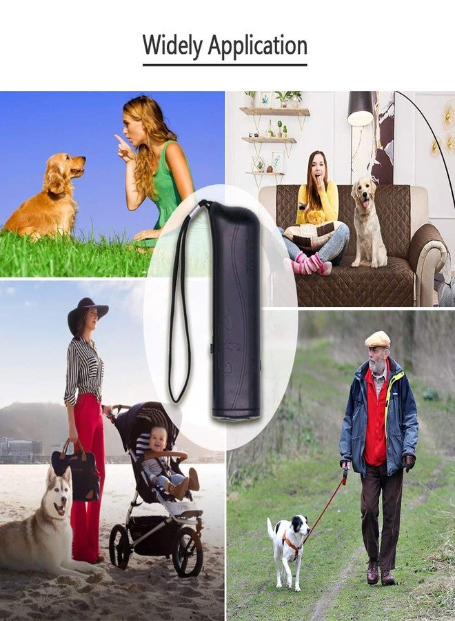 OYEFLY Handheld Dog Trainer, 3 in 1 with LED Flashlight,Bark Stopper Dog Trainer Devices Training Tool/Stop Barking(Black) - Image 4