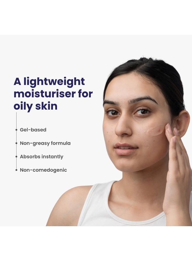 RE' EQUIL Re'equil Oil Free Mattifying Gel Moisturiser | Controls excess oil & shine | Non sticky, non greasy finish | For Oily, Acne Prone Skin | 75 gm - Image 4