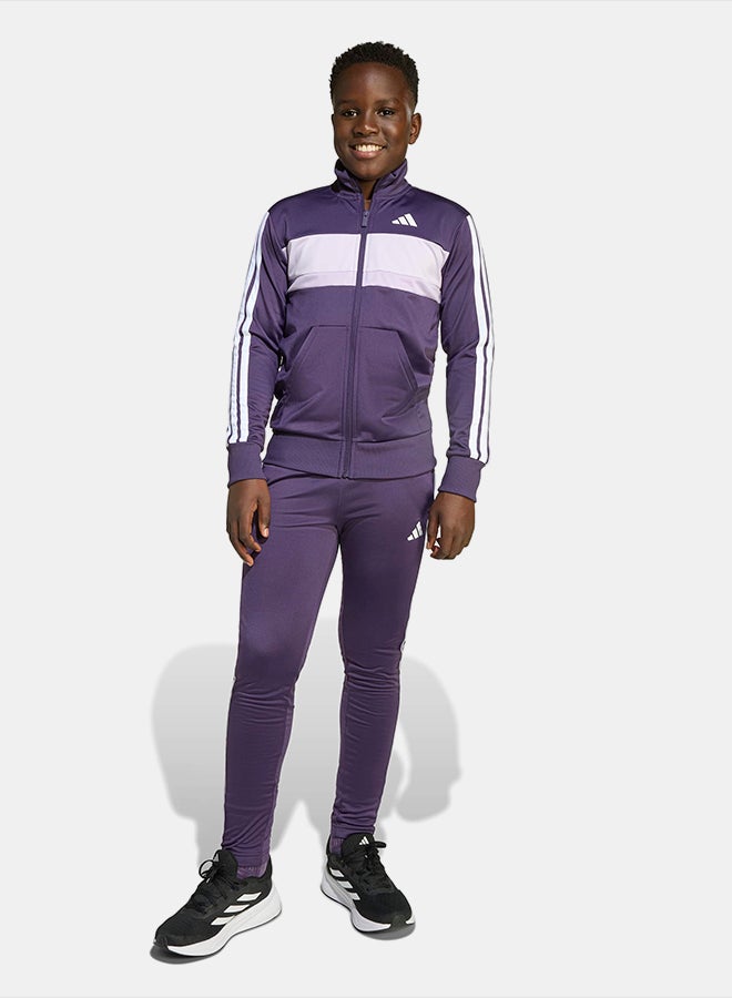 Adidas Seasonal Essentials Tiberio 3-Stripes Tricot Track Suit Kids - Image 1