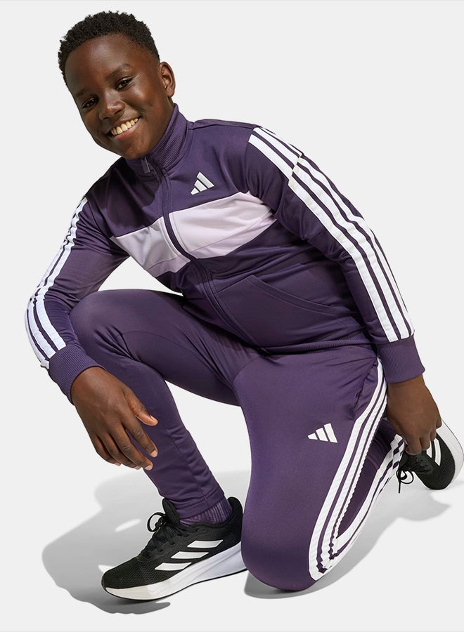 Adidas Seasonal Essentials Tiberio 3-Stripes Tricot Track Suit Kids - Image 5