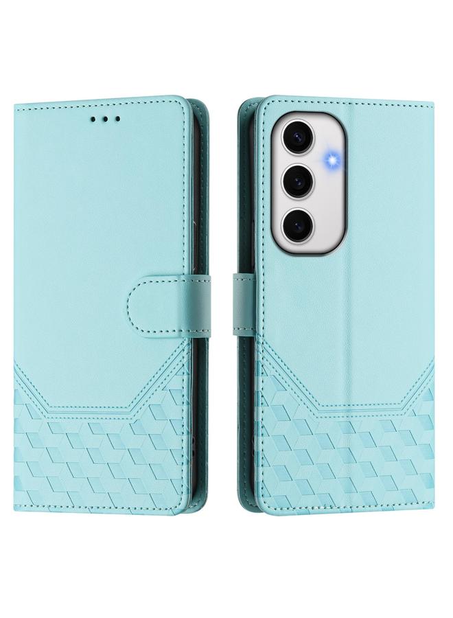 اس-توب جراب لهاتف Samsung Galaxy S24 FE 5G جراب هاتف جلدي بنقش قرص العسل بتقنية RFID - Image 2