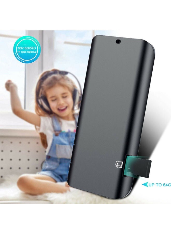 NIBEMINENT M22 BT MP3 Music Video Player Lossless HiFi Sound 1.8-inch OLED Screen V9257-16G_P Black - Image 4