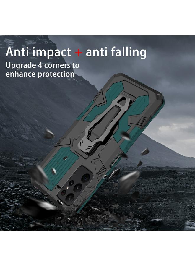 اس-توب جراب لهاتف Samsung Galaxy S24 Ultra 5G Armor Warrior مقاوم للصدمات من البولي كربونات + جراب هاتف TPU - Image 5