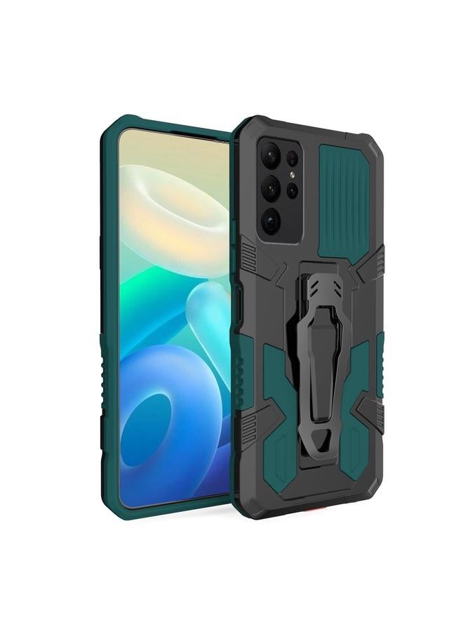 اس-توب جراب لهاتف Samsung Galaxy S24 Ultra 5G Armor Warrior مقاوم للصدمات من البولي كربونات + جراب هاتف TPU - Image 1