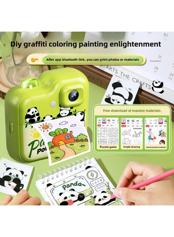 Generic 2024 Children's Color Camera Can Take Pictures And Print Out Photos Directly With Automatic Video Recording-Color: Printing Camera│Instant Printing│Print With Wrong Question│Bluetooth Image Transfer  - Image 5