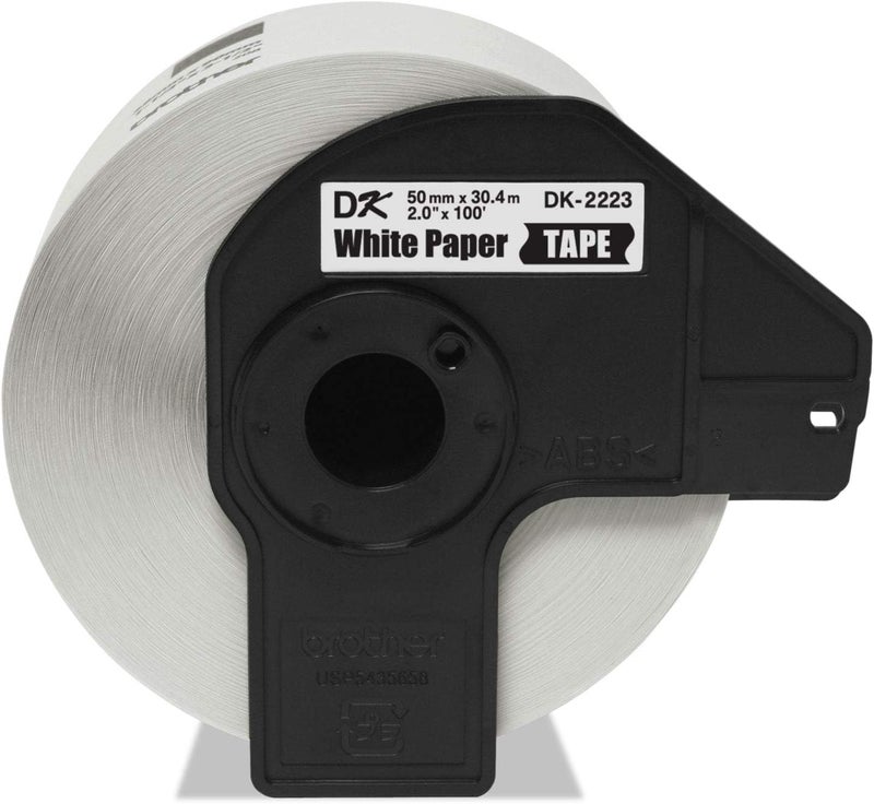 brother Printer Continuous Length White Paper Tape (DK2223) 50mm x 30.4 Month - Image 2