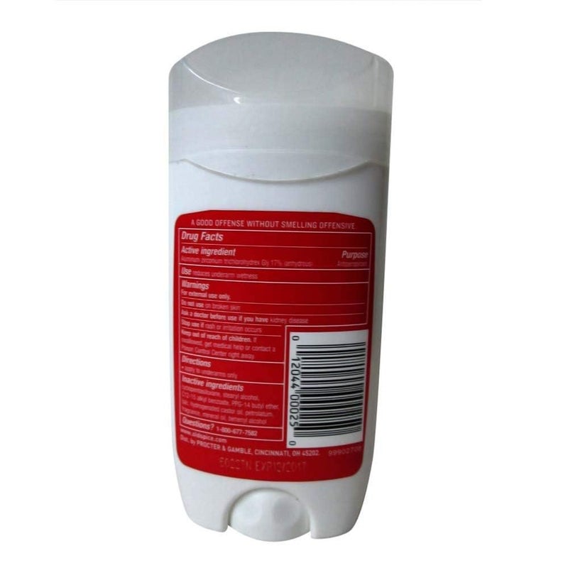 Old Spice High Endurance AntiperspirantDeodorant Invisible Solid Pure Sport 3 oz - Image 3