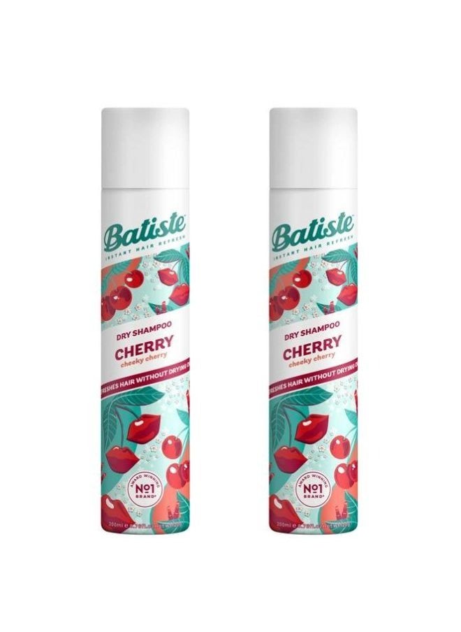 Batiste Dry Shampoo Cherry 200ml Twin Pack 
