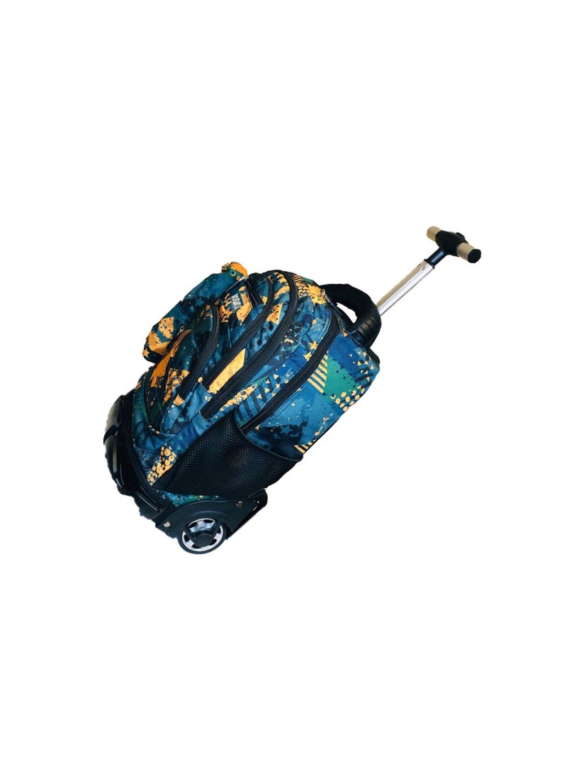 AODASI Trolley School Bag, School Bags for Girls and boys Trolley Bag for Kids Travel Bag Trolley Luggage backpack multi useful , 16 inch - Image 3