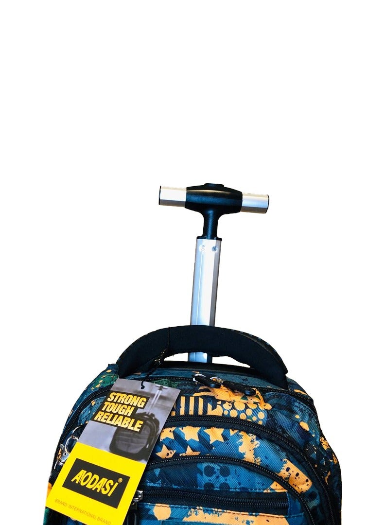 AODASI Trolley School Bag, School Bags for Girls and boys Trolley Bag for Kids Travel Bag Trolley Luggage backpack multi useful , 16 inch - Image 4