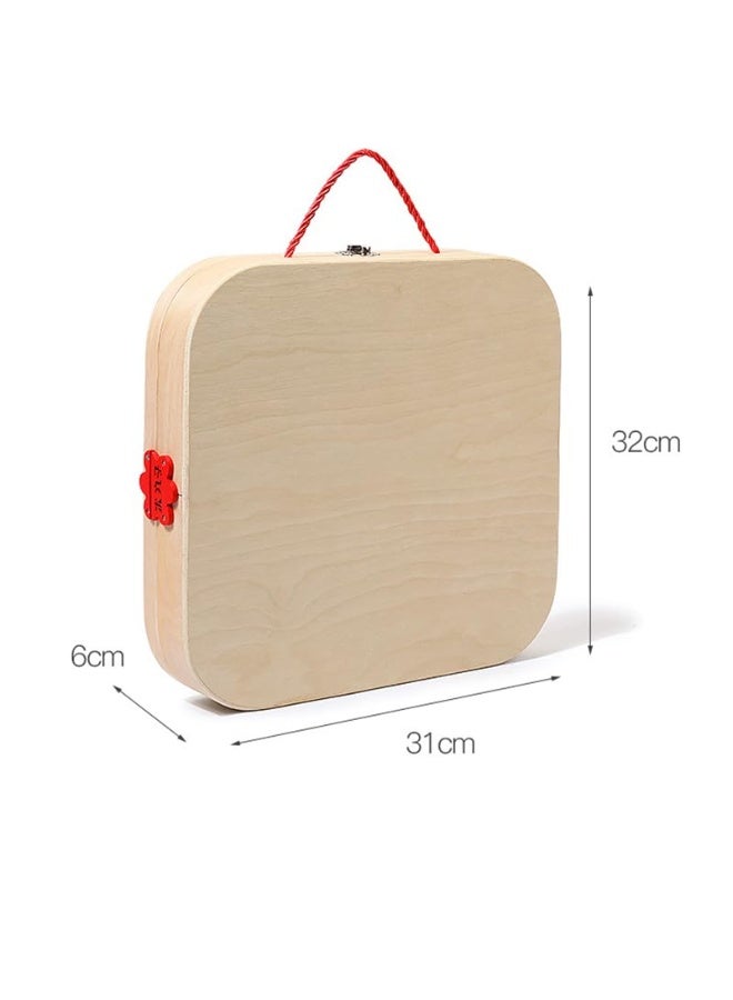 Capstro Wooden Tool Box Toy Set for Kids – Assembly Construction Kit with Hammer, Wrench, Screws, Nuts & DIY Building Pieces, Montessori Pretend Play Building Toy – Animal Tool Box - Image 5