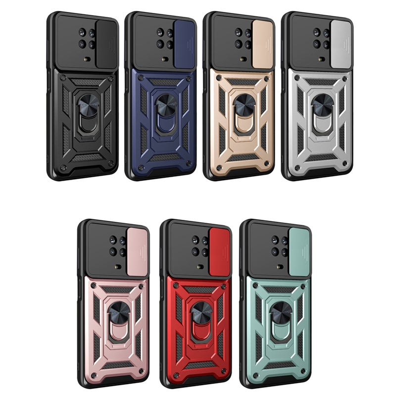 HuHa Case Cover For Nokia G10 / G20 Sliding Camera Cover Design TPU+PC Phone Case(Silver) - Image 2