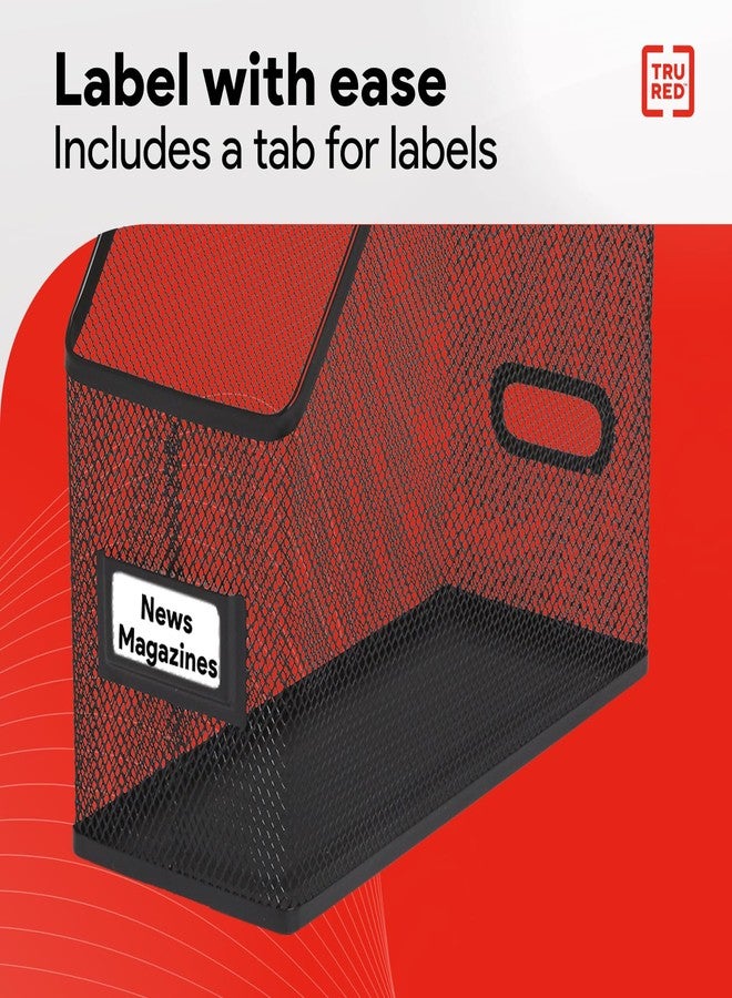 TRU RED TR57569-CC Metal Magazine File, Matte Black, Each (TR57569) - Image 4