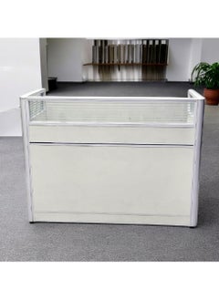 KARNAK Modern Workstation Single Stylish Reception Table with Sleek New Look for Office Contemporary Design for Enhanced  - Image 1